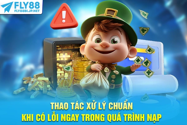Thao tác xử lý chuẩn khi có lỗi ngay trong quá trình nạp